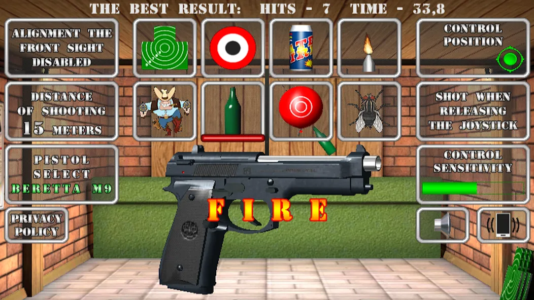 Взлом Pistol shooting. Desert Eagle (Пистолет стрельбы симулятор)  [МОД Mega Pack] — стабильная версия apk на Андроид screen 1