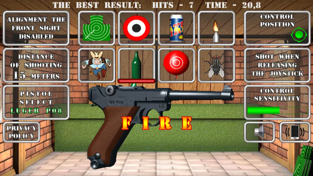 Взлом Pistol shooting. Desert Eagle (Пистолет стрельбы симулятор)  [МОД Mega Pack] — стабильная версия apk на Андроид screen 3