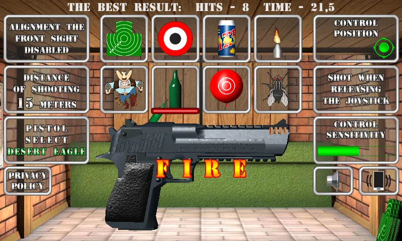 Взлом Pistol shooting. Desert Eagle (Пистолет стрельбы симулятор)  [МОД Mega Pack] — стабильная версия apk на Андроид screen 5