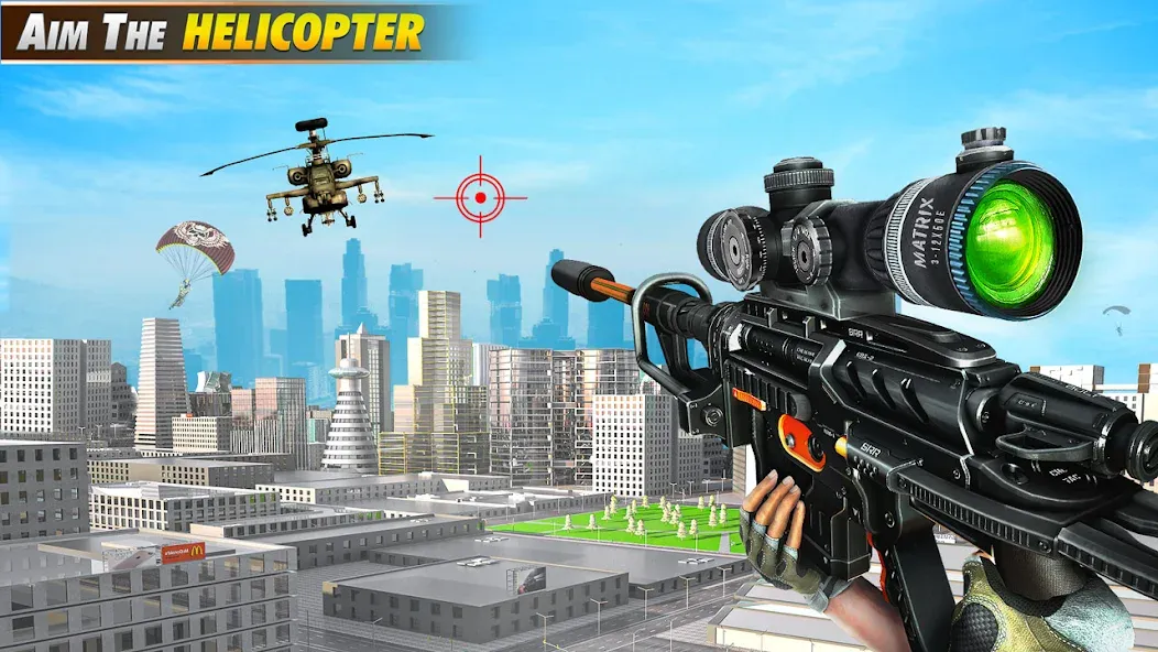 Взлом Sniper Shooter Mission Games  [МОД Все открыто] — полная версия apk на Андроид screen 1