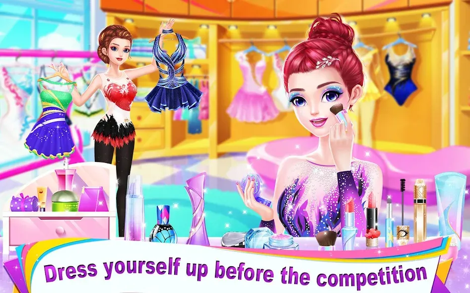 Скачать взлом Gymnastics Queen (Джимнастикс Квин)  [МОД Много монет] — полная версия apk на Андроид screen 2