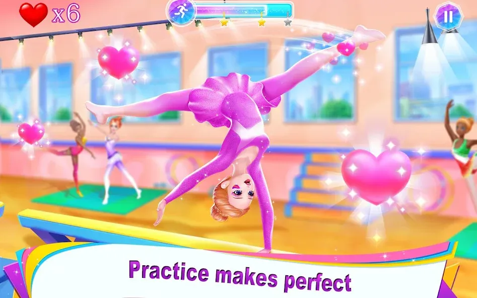 Скачать взлом Gymnastics Queen (Джимнастикс Квин)  [МОД Много монет] — полная версия apk на Андроид screen 4