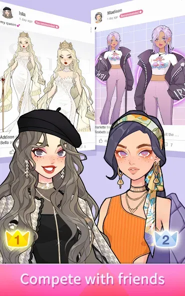 Взломанная SuitU: Fashion Avatar Dress Up (уитУ)  [МОД Много монет] — последняя версия apk на Андроид screen 5