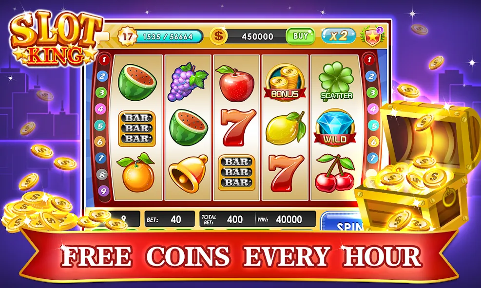 Взлом Slots Machines — Vegas Casino  [МОД Unlimited Money] — стабильная версия apk на Андроид screen 1