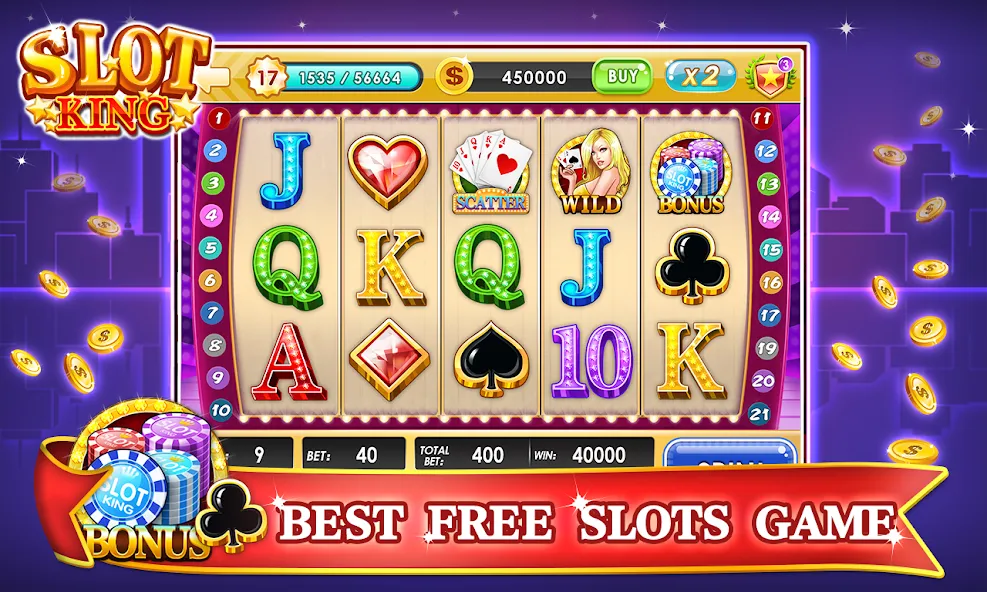 Взлом Slots Machines — Vegas Casino  [МОД Unlimited Money] — стабильная версия apk на Андроид screen 3