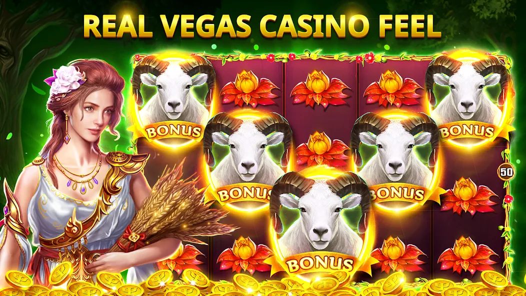 Взлом Slots Myth — Slot Machines  [МОД Unlocked] — стабильная версия apk на Андроид screen 4