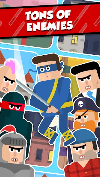 Скачать взлом Mr Ninja — Slicey Puzzles (Мистер Ниндзя)  [МОД Unlimited Money] — стабильная версия apk на Андроид screen 3