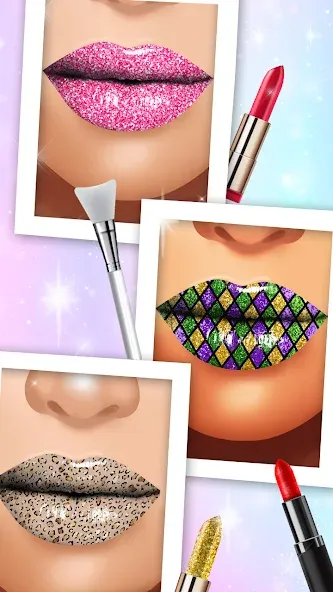 Скачать взломанную Lip Art Makeup Beauty Game  [МОД Menu] — последняя версия apk на Андроид screen 1