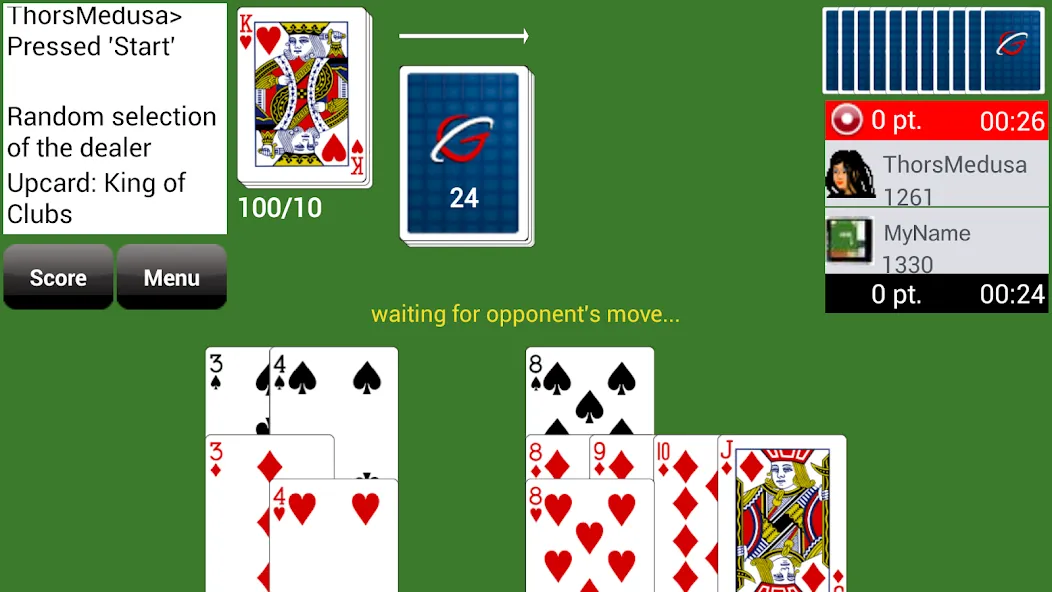 Скачать взлом Gin Rummy GC Online (Джин Рамми Онлайн)  [МОД Меню] — стабильная версия apk на Андроид screen 1