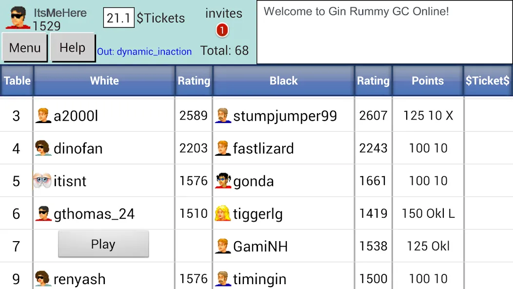 Скачать взлом Gin Rummy GC Online (Джин Рамми Онлайн)  [МОД Меню] — стабильная версия apk на Андроид screen 2