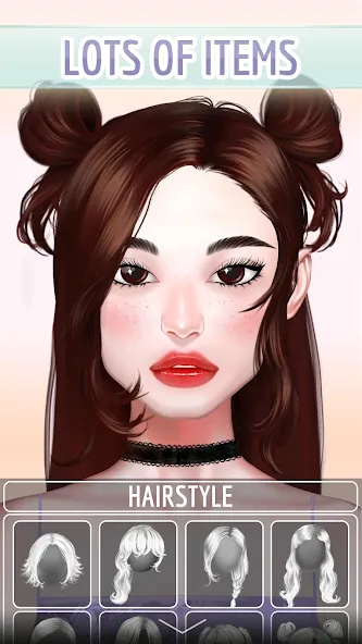 Скачать взломанную Avatar Character: Girl Creator  [МОД Mega Pack] — полная версия apk на Андроид screen 3