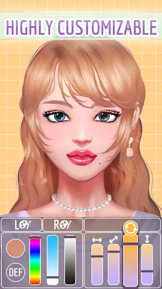 Скачать взломанную Avatar Character: Girl Creator  [МОД Mega Pack] — полная версия apk на Андроид screen 5