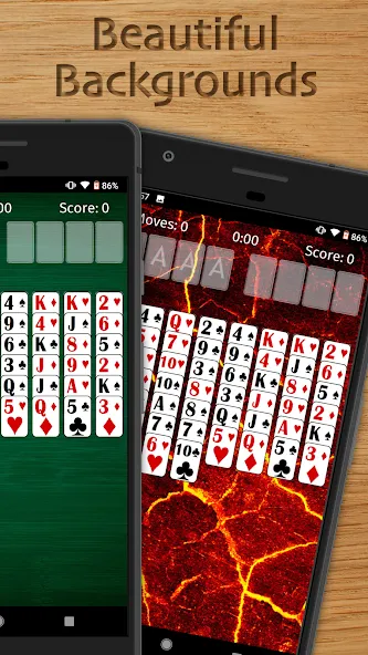 Скачать взлом FreeCell Solitaire Classic (Фрисел Солитер Классик)  [МОД Меню] — стабильная версия apk на Андроид screen 2