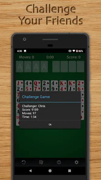 Скачать взлом FreeCell Solitaire Classic (Фрисел Солитер Классик)  [МОД Меню] — стабильная версия apk на Андроид screen 4