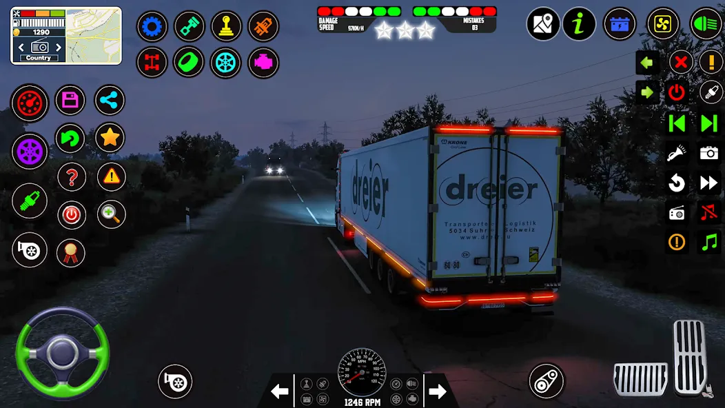 Скачать взломанную City Truck Simulator 2023  [МОД Много монет] — стабильная версия apk на Андроид screen 3