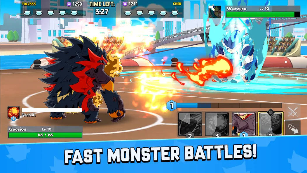 Скачать взломанную Monster Masters  [МОД Бесконечные монеты] — последняя версия apk на Андроид screen 1