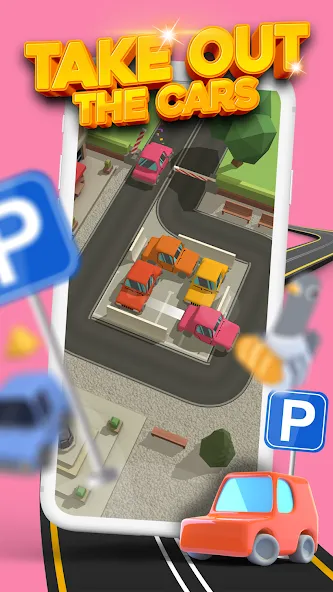 Взлом Parking Jam 3D (Парковочный затор 3D)  [МОД Бесконечные монеты] — последняя версия apk на Андроид screen 1