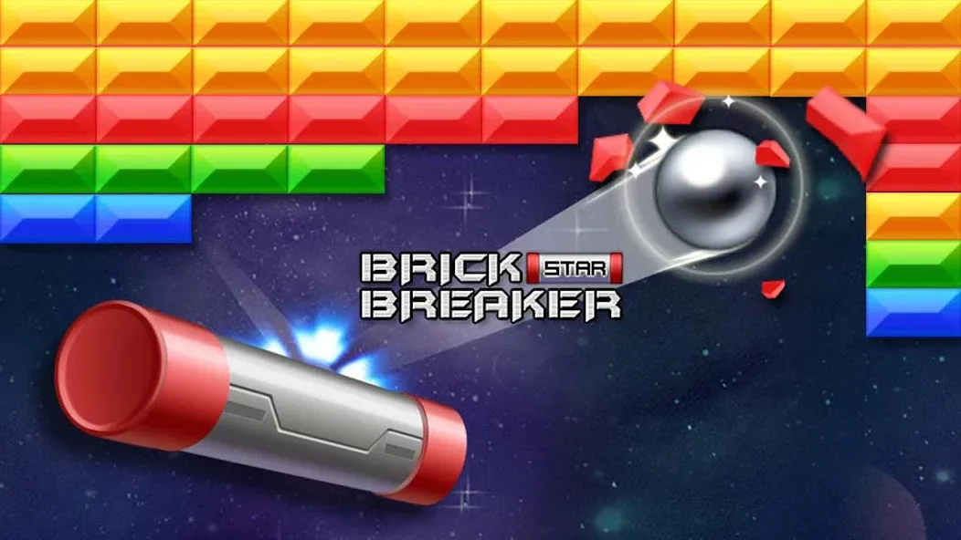 Взломанная Brick Breaker Star: Space King  [МОД Unlocked] — полная версия apk на Андроид screen 2