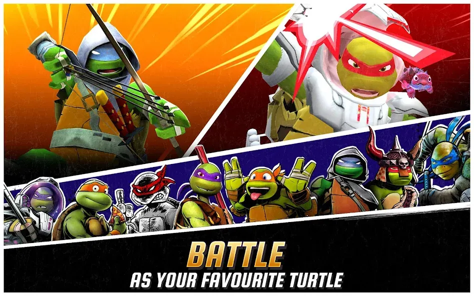 Взломанная Ninja Turtles: Legends  [МОД Unlocked] — стабильная версия apk на Андроид screen 5