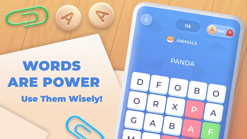 Взломанная Word Wheel — Word Search  [МОД Unlocked] — полная версия apk на Андроид screen 5