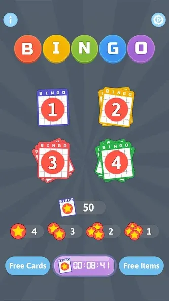 Взломанная Bingo Mania — Light Bingo Game (Бинго Мания)  [МОД Mega Pack] — стабильная версия apk на Андроид screen 2