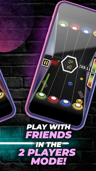 Взлом Guitar Hero Game: EDM Music (ЭДМ)  [МОД Много монет] — последняя версия apk на Андроид screen 4