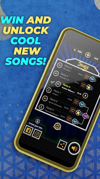 Скачать взломанную Guitar Hero Mobile: Music Game (Гитар Хиро Мобайл)  [МОД Много монет] — полная версия apk на Андроид screen 2