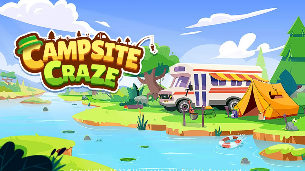 Взлом Campsite Craze: Puzzle Merge (Кемпинговая Лихорадка)  [МОД Бесконечные деньги] — стабильная версия apk на Андроид screen 1