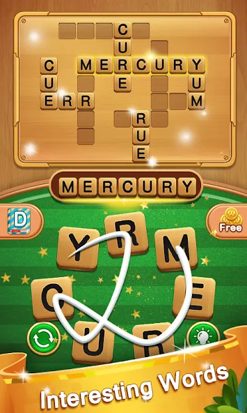 Скачать взлом Word Legend Puzzle Addictive  [МОД Unlocked] — полная версия apk на Андроид screen 4