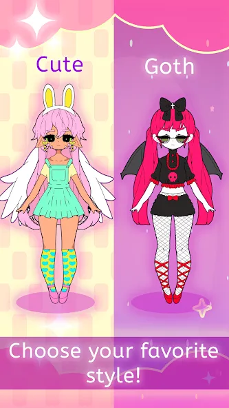 Взломанная Moon's Closet dress up game  [МОД Много монет] — стабильная версия apk на Андроид screen 3