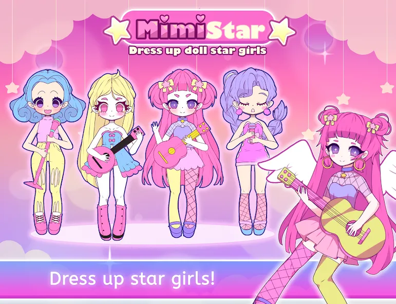 Скачать взлом Mimistar dress up chibi doll (Министар)  [МОД Все открыто] — полная версия apk на Андроид screen 1