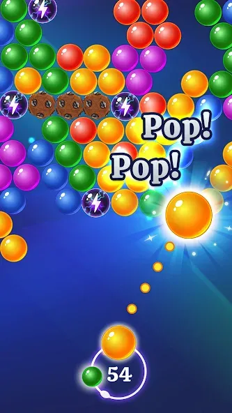 Взлом Bubble Shooter Games  [МОД Mega Pack] — полная версия apk на Андроид screen 4