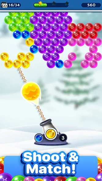 Взлом Bubble Pop Games: Shooter Cash  [МОД Много денег] — последняя версия apk на Андроид screen 3