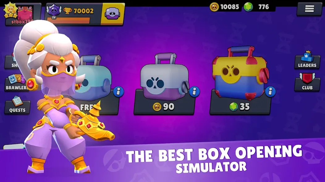 Скачать взлом Star Box Simulator for BS  [МОД Unlocked] — последняя версия apk на Андроид screen 1