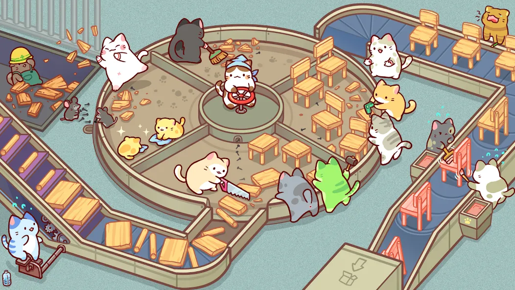 Взлом Kitty Cat Tycoon (Китти Кэт Тайкун)  [МОД Много монет] — стабильная версия apk на Андроид screen 3