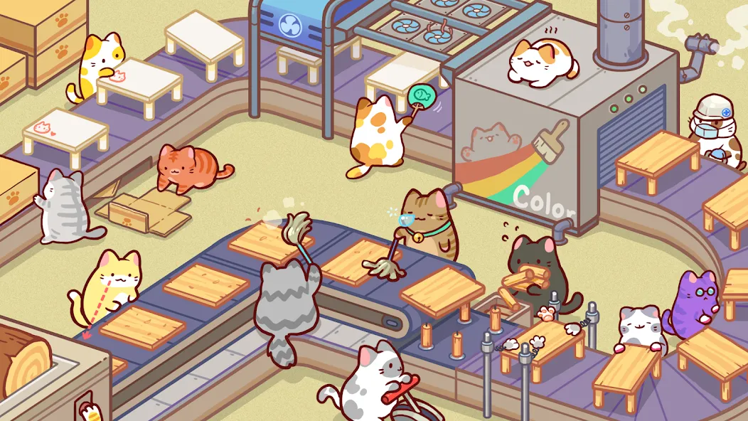 Взлом Kitty Cat Tycoon (Китти Кэт Тайкун)  [МОД Много монет] — стабильная версия apk на Андроид screen 4