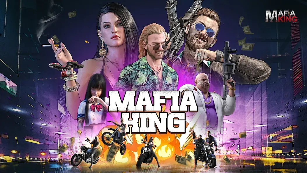 Взлом Mafia King (Мафиозный Король)  [МОД Mega Pack] — стабильная версия apk на Андроид screen 1