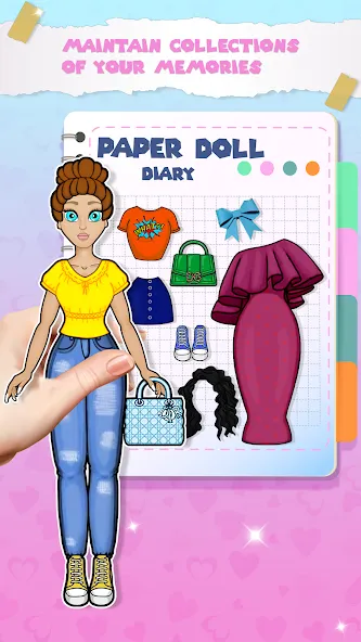 Взломанная Paper Doll Dress up Games  [МОД Unlimited Money] — стабильная версия apk на Андроид screen 2