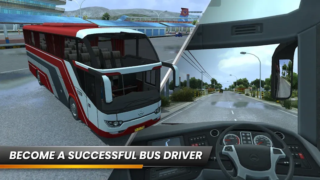 Скачать взлом Bus Simulator Indonesia (Бус Симулятор Индонезия)  [МОД Много денег] — стабильная версия apk на Андроид screen 1