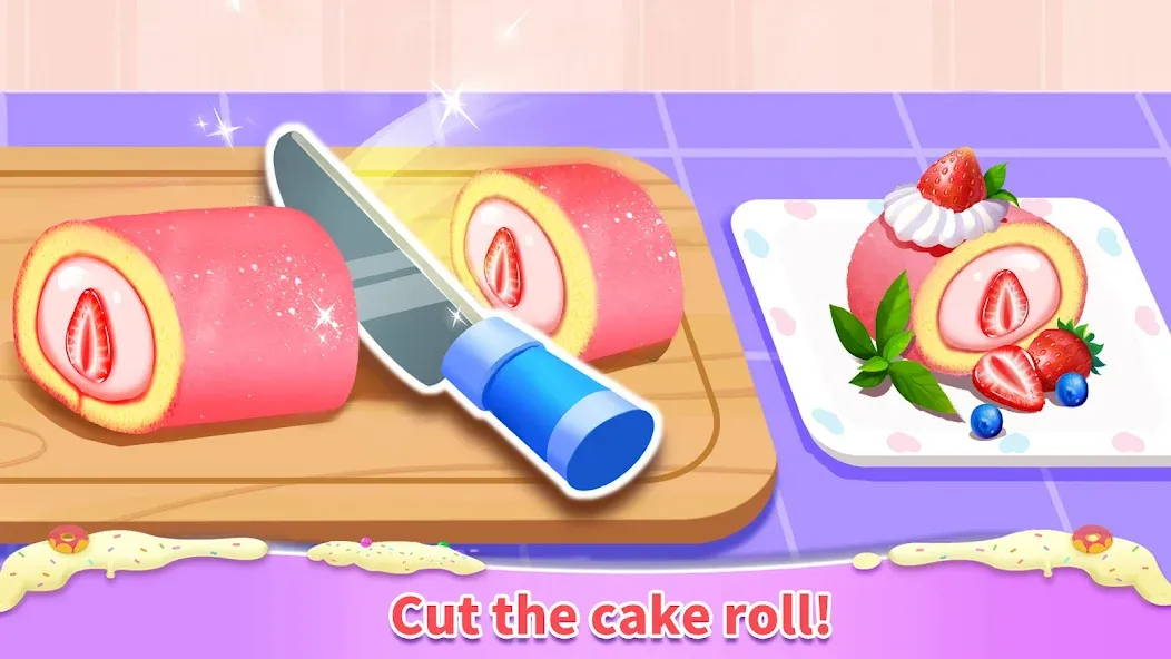 Скачать взлом Little Panda: Sweet Bakery  [МОД Menu] — стабильная версия apk на Андроид screen 2