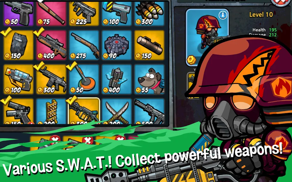 Взломанная SWAT and Zombies Season 2 (СВАТ)  [МОД Много монет] — последняя версия apk на Андроид screen 2