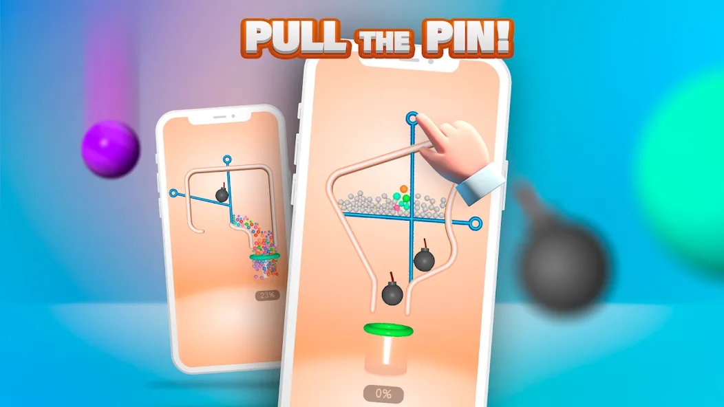 Взломанная Pull the Pin (Пул зе пин)  [МОД Mega Pack] — полная версия apk на Андроид screen 5