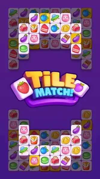 Скачать взломанную Tile Match — Matching Game (Тайл Матч)  [МОД Mega Pack] — последняя версия apk на Андроид screen 5