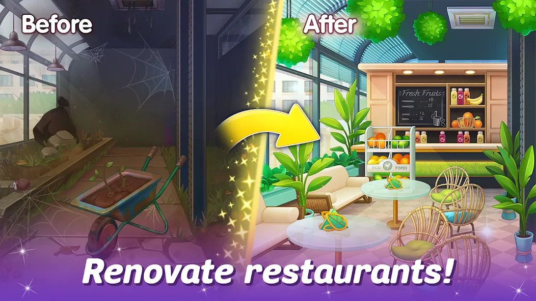 Взлом Cooking Live — restaurant game (Кукинг Лайв)  [МОД Unlimited Money] — полная версия apk на Андроид screen 2