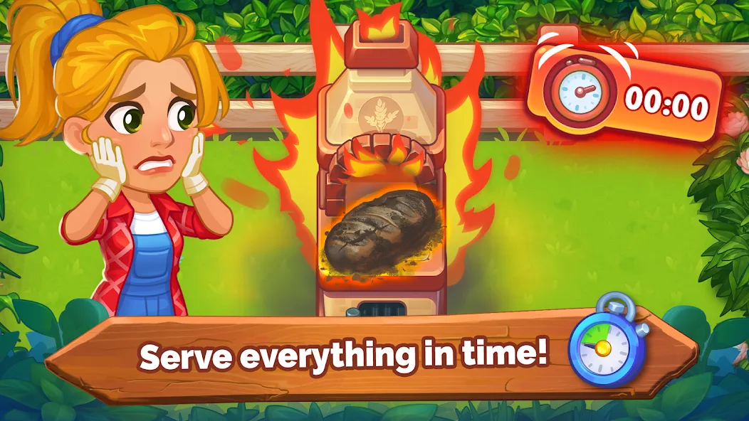 Взломанная Farming Fever — Cooking game  [МОД Бесконечные монеты] — полная версия apk на Андроид screen 3