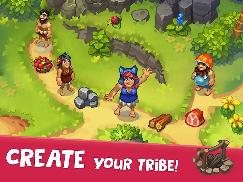 Скачать взломанную Tribe Dash — Time management (Трайб Дэш)  [МОД Меню] — стабильная версия apk на Андроид screen 4