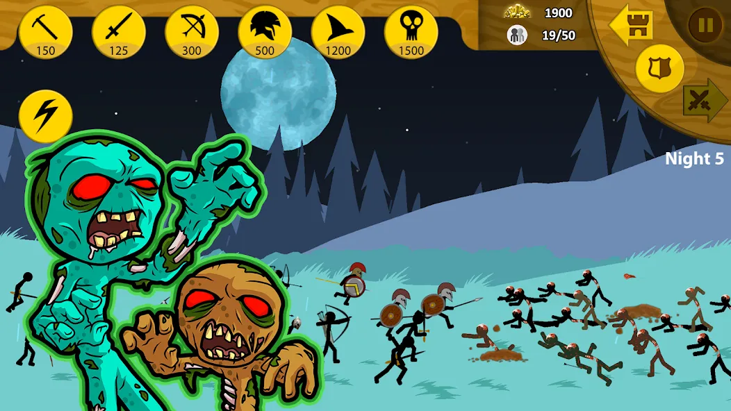 Взломанная Stick War: Legacy (Стик Вар)  [МОД Unlimited Money] — полная версия apk на Андроид screen 2