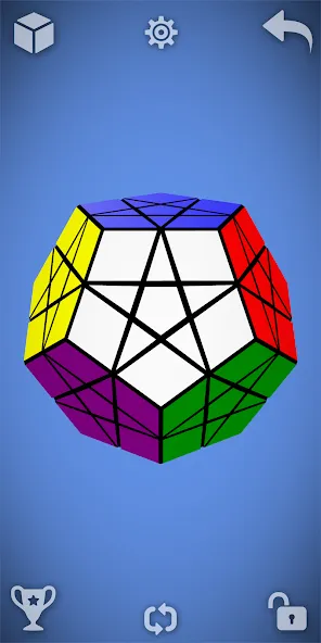 Взломанная Magic Cube Rubik Puzzle 3D  [МОД Mega Pack] — стабильная версия apk на Андроид screen 3