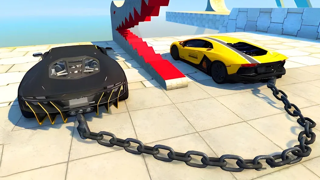 Скачать взлом Stunt Car Crash (Стант Кар Краш)  [МОД Mega Pack] — стабильная версия apk на Андроид screen 2