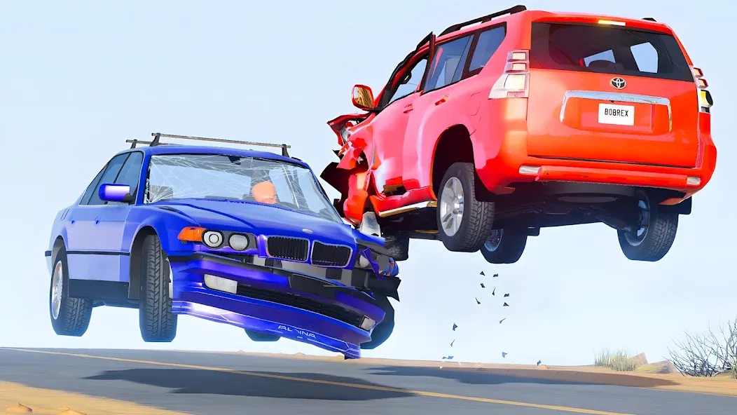 Скачать взлом Stunt Car Crash (Стант Кар Краш)  [МОД Mega Pack] — стабильная версия apk на Андроид screen 3